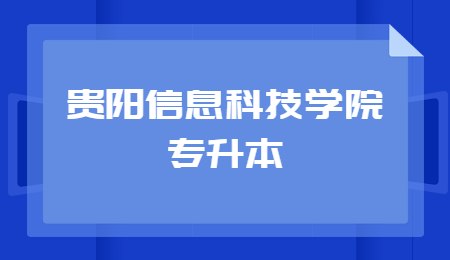 2022年贵阳信息科技学院统招专升本专业课考试成绩查询